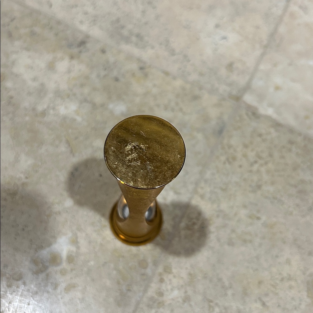 Vintage Brass 3 Minute Sandglass - Picture 5 of 10